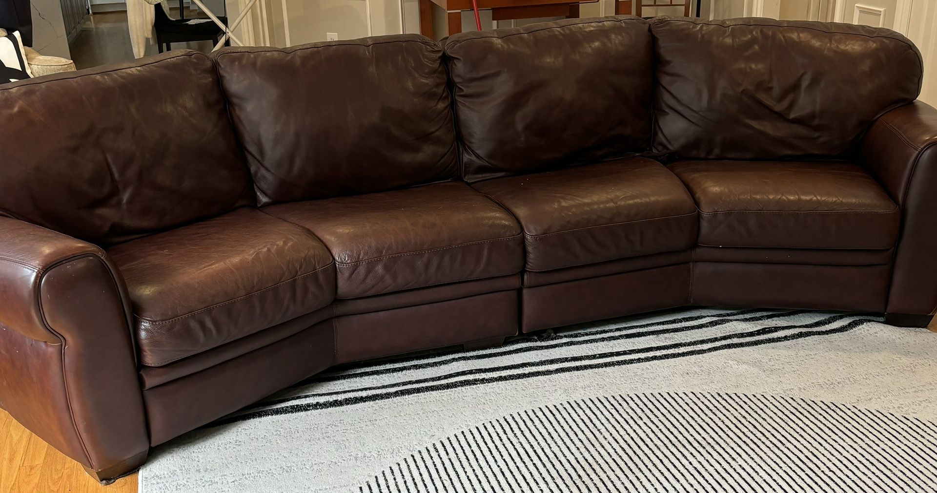 Beautiful Comfortable Leather Sofa