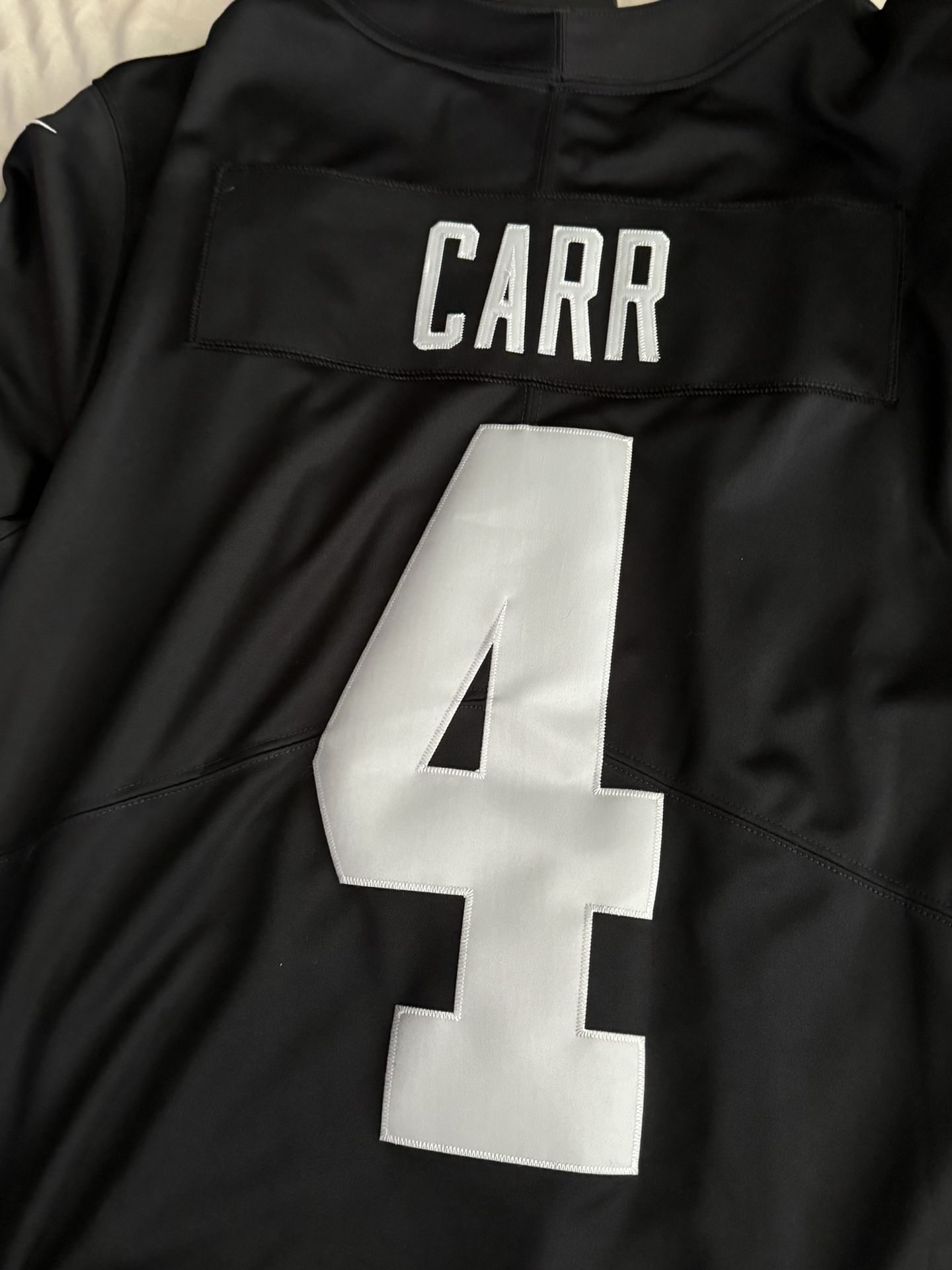 Derek Carr Raiders Onfield Jersey