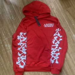 RED AMIRI BONE 🦴 HOODIE