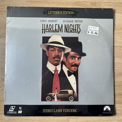 HARLEM NIGHTS - LASERDISC 1990 LD - LETTERBOX EDITION - EDDIE MURPHY RICHARD PRYOR - LD - NEW SEALED!  BRAND NEW