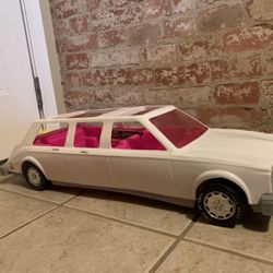 Vintage 1980s, Barbie, White Limousine