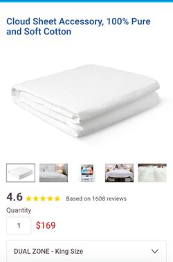 BedJet Dual Zone Cloud Sheet - 2 king