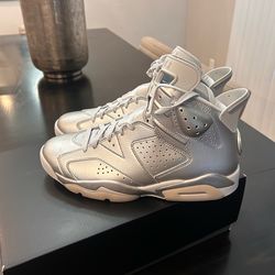 Air Jordan 6 Retro 'Silver' Paris Saint-Germain
