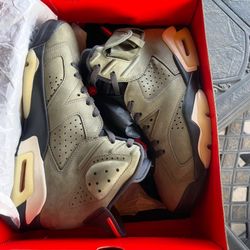 Nike Travis Scott  Air Jordans 6 Retro Size 9.5 $380