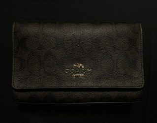 COACH flap clutch crossbody