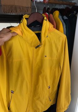 Small yellow Tommy Hilfiger windbreaker