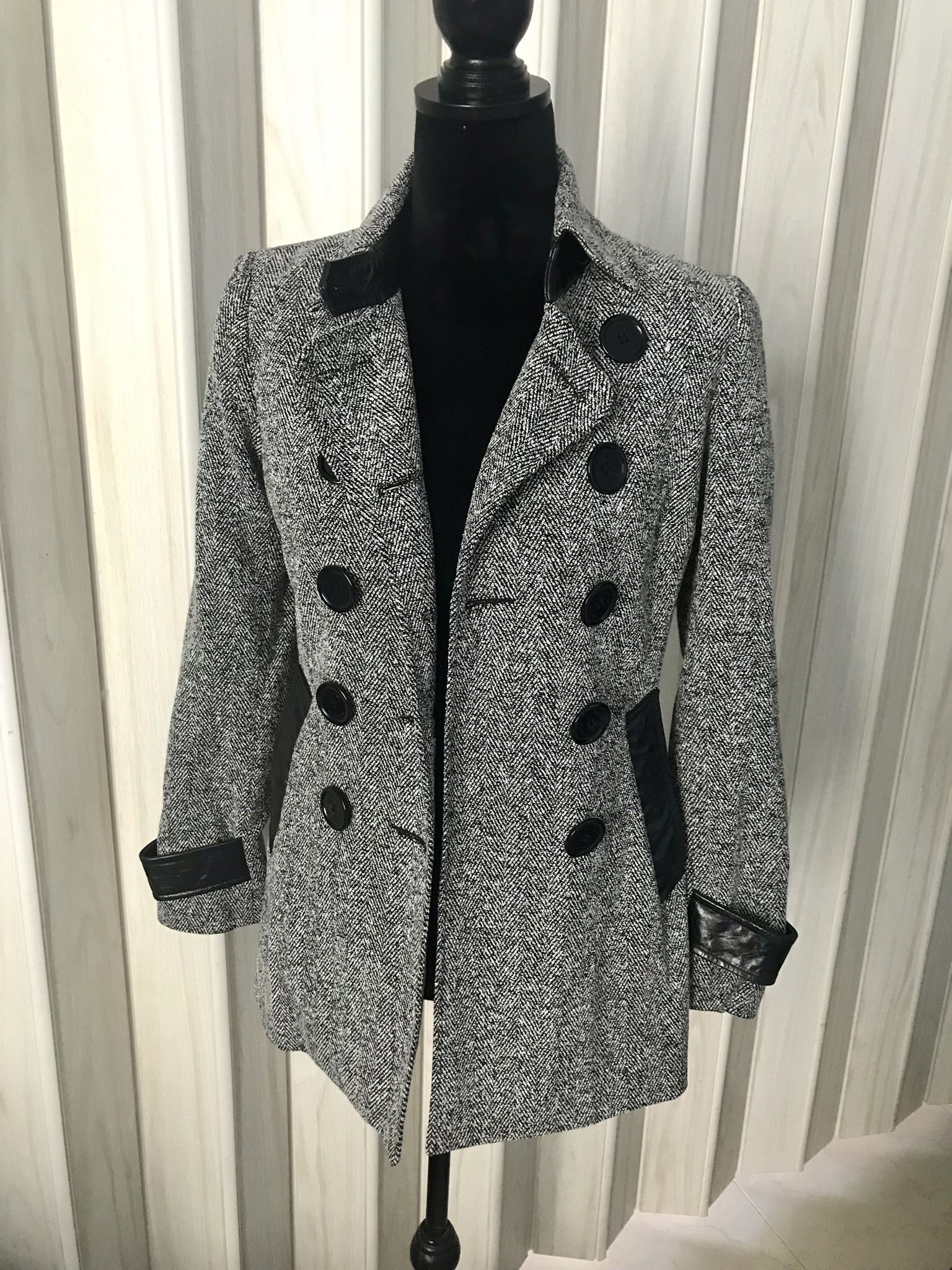 BEBEJACKETLEATHER ACCENT SIZE 2