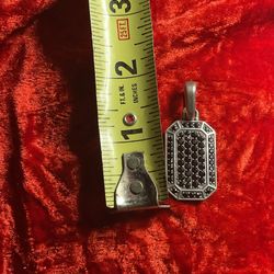Rare David Yurman, Black Diamond Pendant