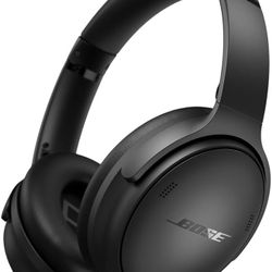 Bose QuietComfort Bluetooth Headphones, Wireless Headphones with Active Over Ear Noise Cancelling and Mic, Deep Bass, Up to 24 Hours of Playtime, Blac