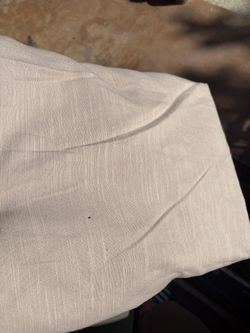 Great condition tan/taupe curtains from target.
