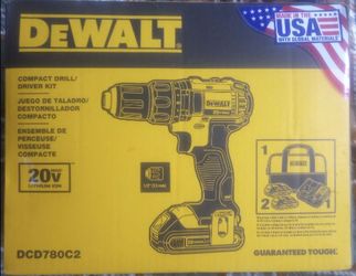 DeWalt Compact 20V Cordless Drill
