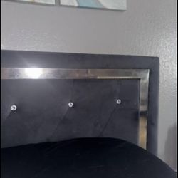 Queen Velvet Bed Frame 