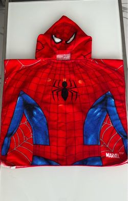 Spiderman towel “poncho”