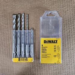 DeWalt 5pc SDS Plus Rotary Hammer Drill Bits