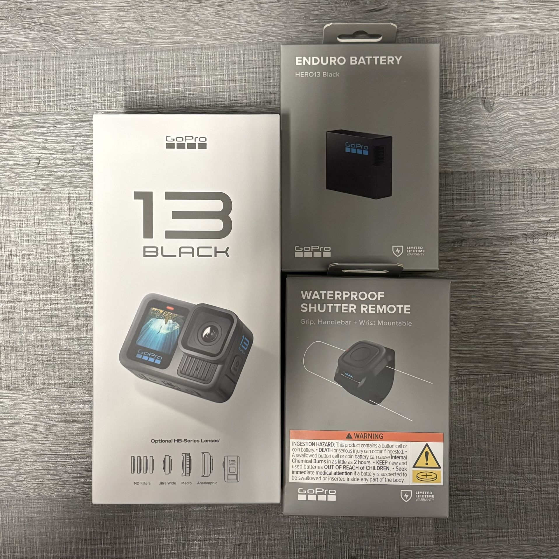 GoPro HERO13 Black Action Camera Bundle - Black