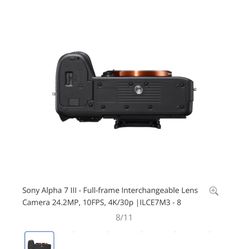 sony a73 sale