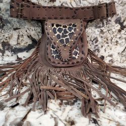 Cowhide Fanny Pack 