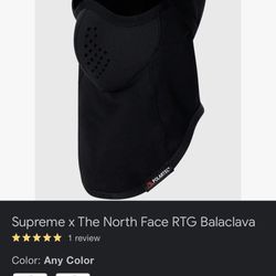 Supreme The North Face RTG Balacava Black Mask Face Shield