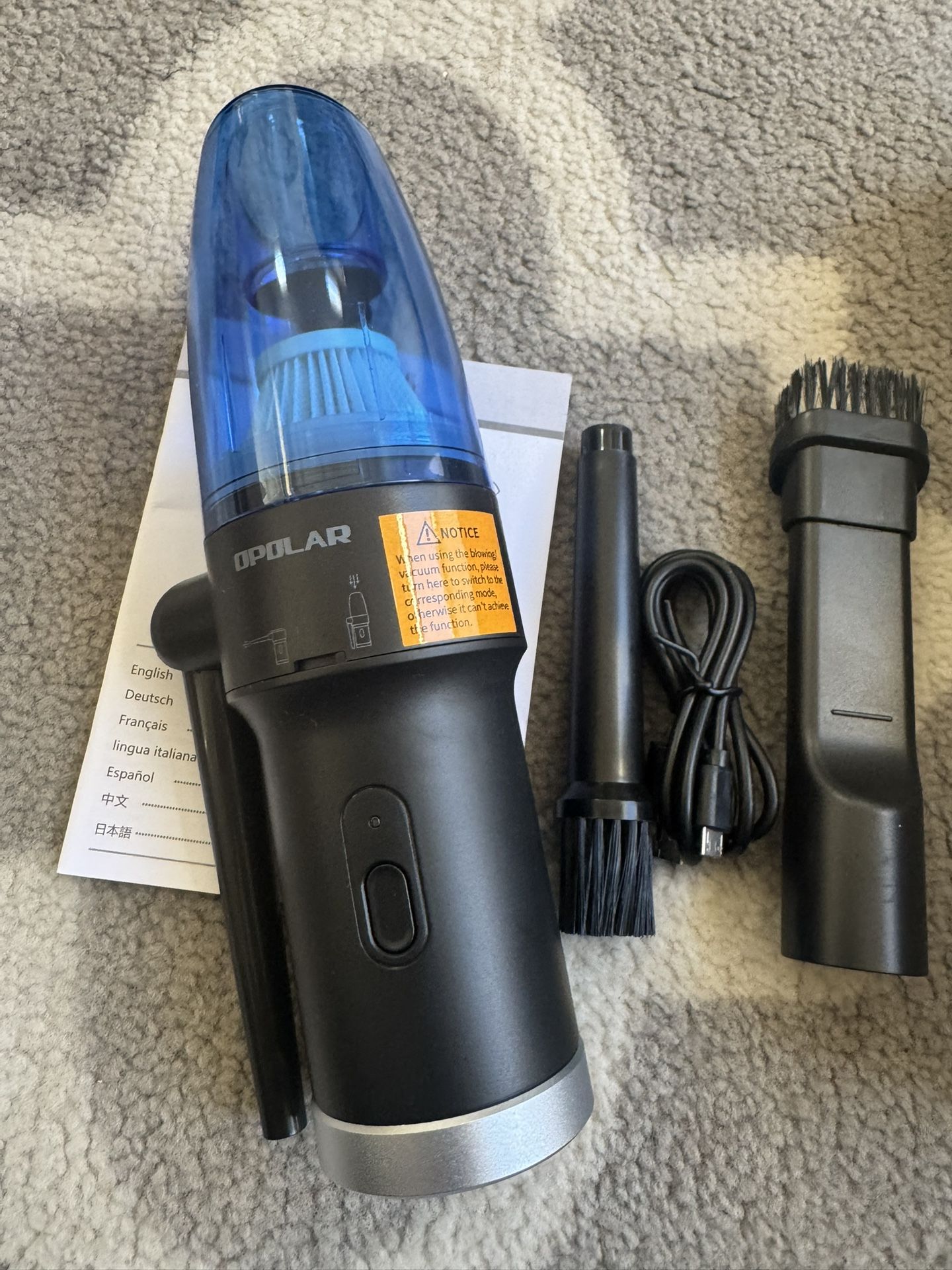 Opolar 2-in-1 Air Duster And Vacuum