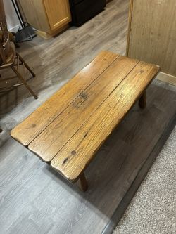 Vintage Oak Coffee Table