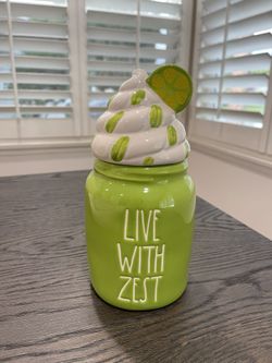 Rae Dunn “LIVE WITH ZEST” Canister 