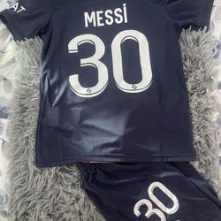 Psg Messi Kids Soccer Jersey 