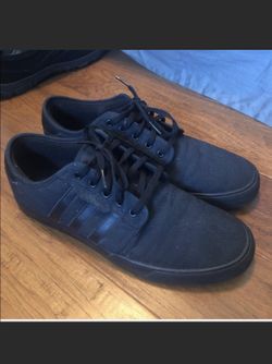All Black Adidas Skate shoes size 12