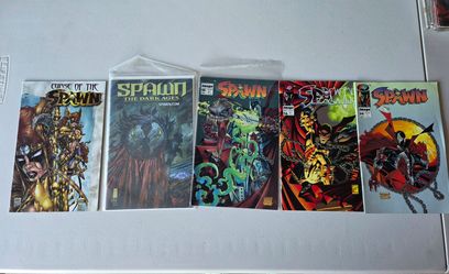 Vintage Spawn Comic Book Lot (5 Issues)