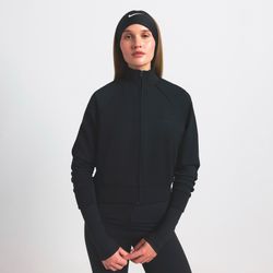 NIKE x SKIMS | Black Skims Matte Tricot Track Jacket - Obsidian