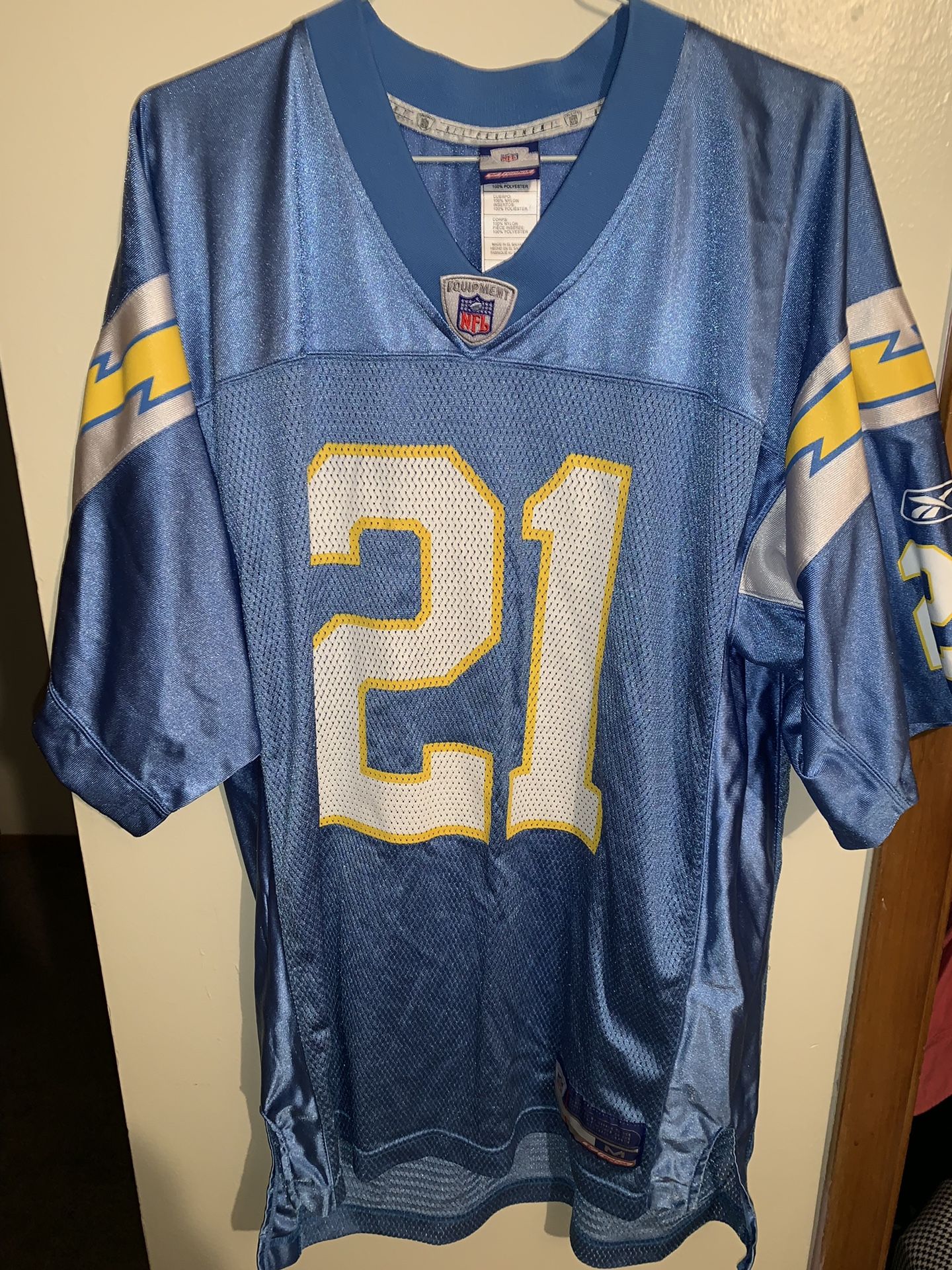 Men’s Reebok San Diego LA Chargers Ladainian Tomlinson Football Jersey