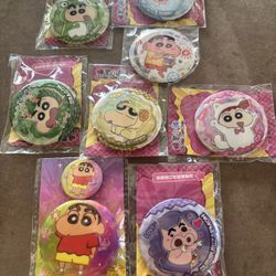 Crayon Shinchan Pins