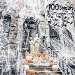 NEW… Halloween Spider Web Decorations
