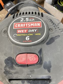 Craftsman Wet And Dry Vac  2.5 H.p 