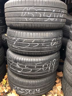 Used set of tires 255/50/19 Pirelli runflat good condition $250 for 4 . Installation balance and wheel alignment available