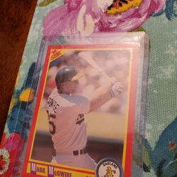 Oakland Atlantics Mark Mcgwire Rickey Henderson Jose Canseco Dave Stewart Baseball Cards 