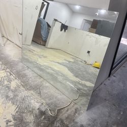 Large Modern Wall Mirror – 56” x 42” – Excellent Condition 