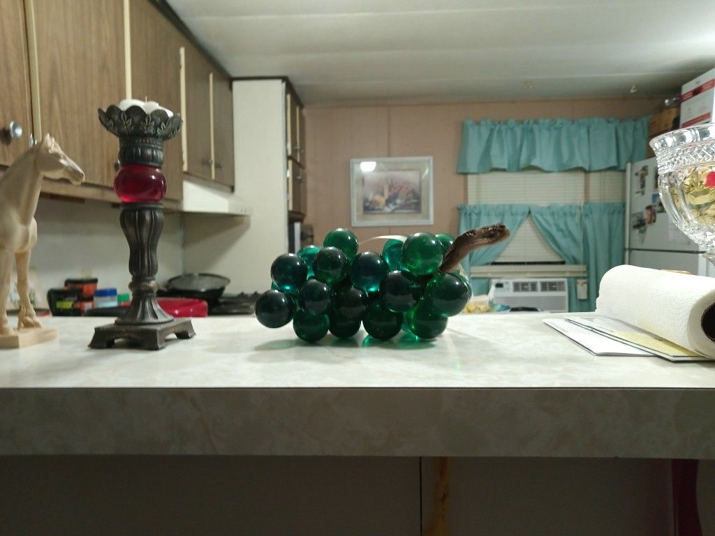 Vintage 1953 Green Lucite Grape