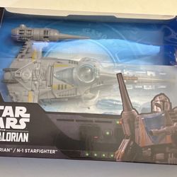 brand new sealed transformers mandalorian star wars n-1 starfighter 