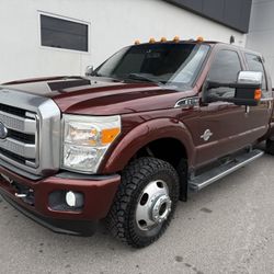 2015 Ford F-350 Platinum Super Duty Power Stroke Turbo Diesel 