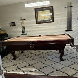 Pool Table  And Accessories 