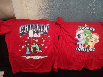 Christmas shirts 14/ 16 unisex