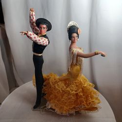 Vintage Marin Chiciana Flamenco Dancing Dolls
