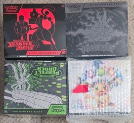 Sealed Pokémon ETB, sleeved, first partner, ex