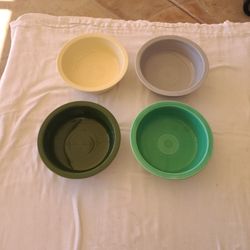 4 Vintage Fiesta  Nappy Bowls 