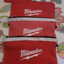 Milwaukee  3 Zipper  Toll Bags