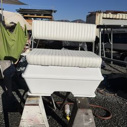 Boat Flip Flop Cooler Seat/  Leaning Post