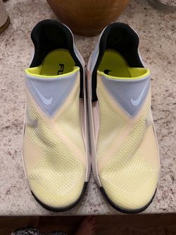 Nike Slip-On Sneakers Yellow and White