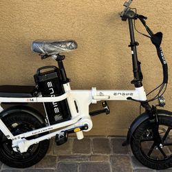  New Enguie 014 Shaft Drive Mini Electric Bikes Available Get Up To 50 Miles Per Charge Top Speed Of 15.5 Mph $495 Each 