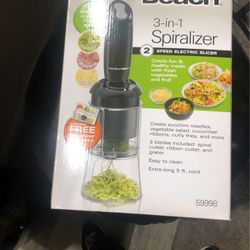 new 3 in 1 spiralizer