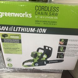 Greenworks Chainsaw